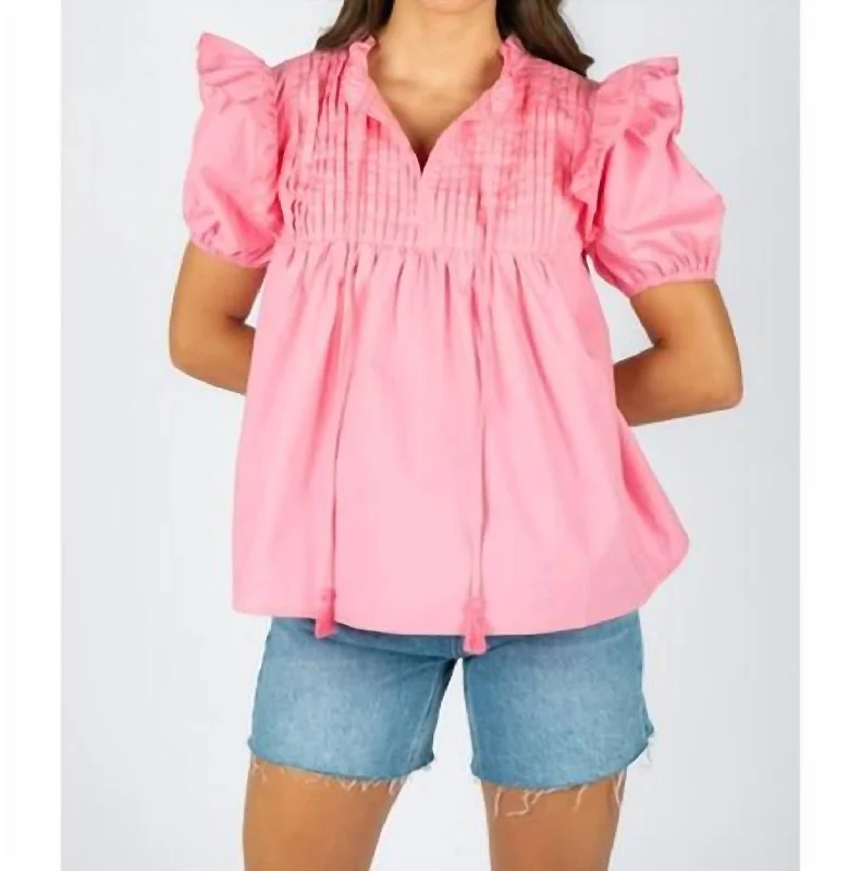 Nora Top In Pink