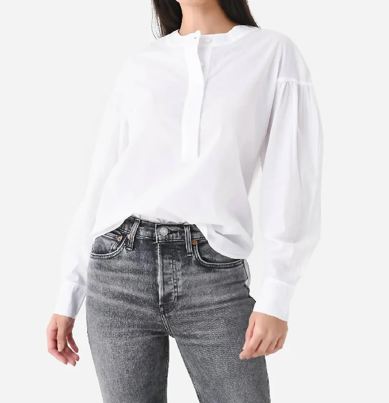 Nora Top In White