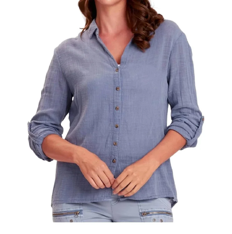 Porter Blouse In River Dale