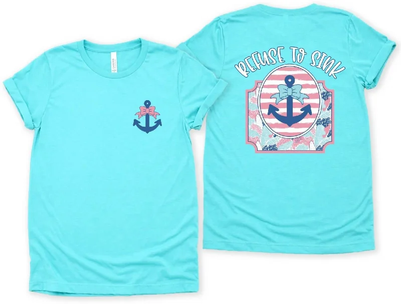 Refuse To Sink Tee In Light Blue