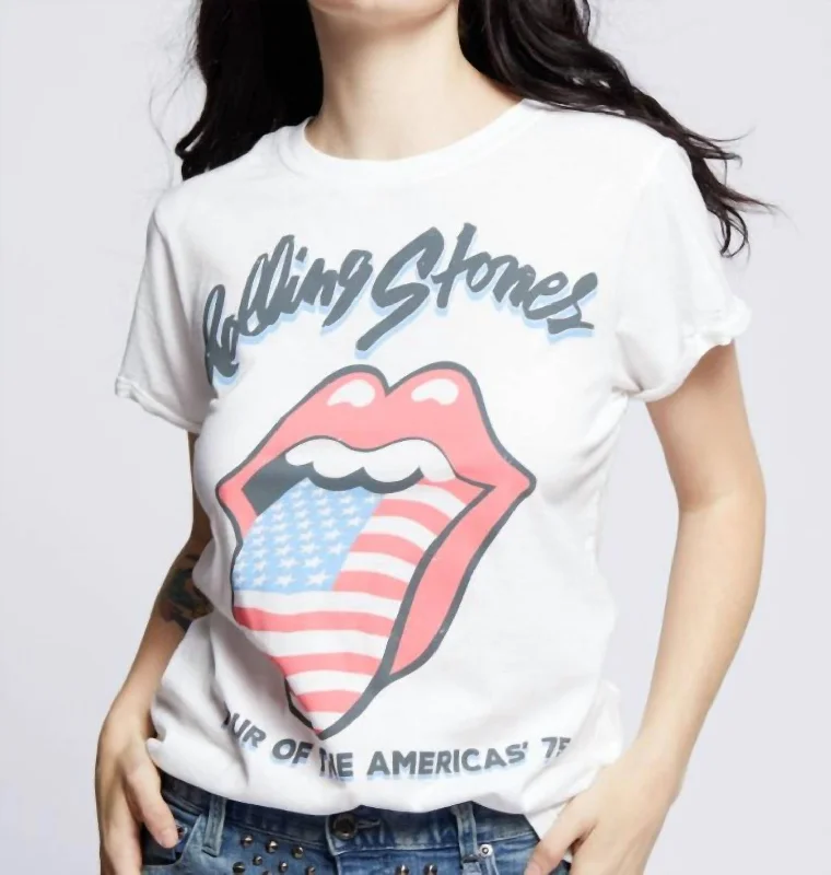 Rolling Stones Tee In White