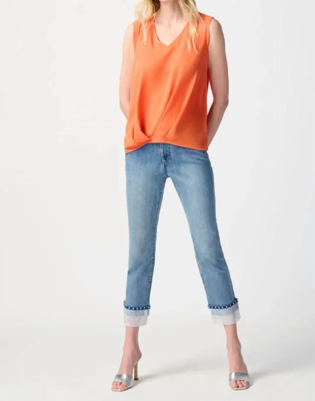 Silky Top In Mandarine