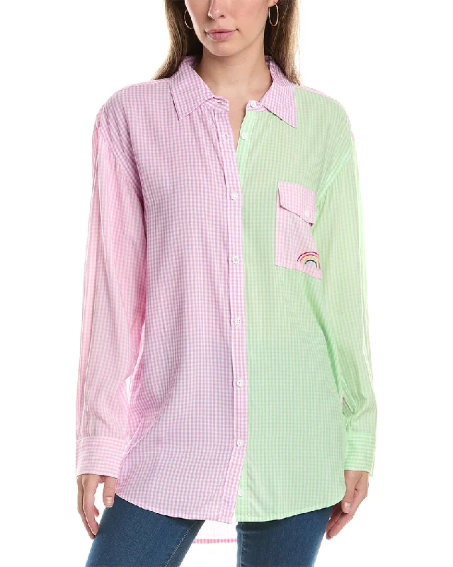 Terez Printed Button-Down Shirt