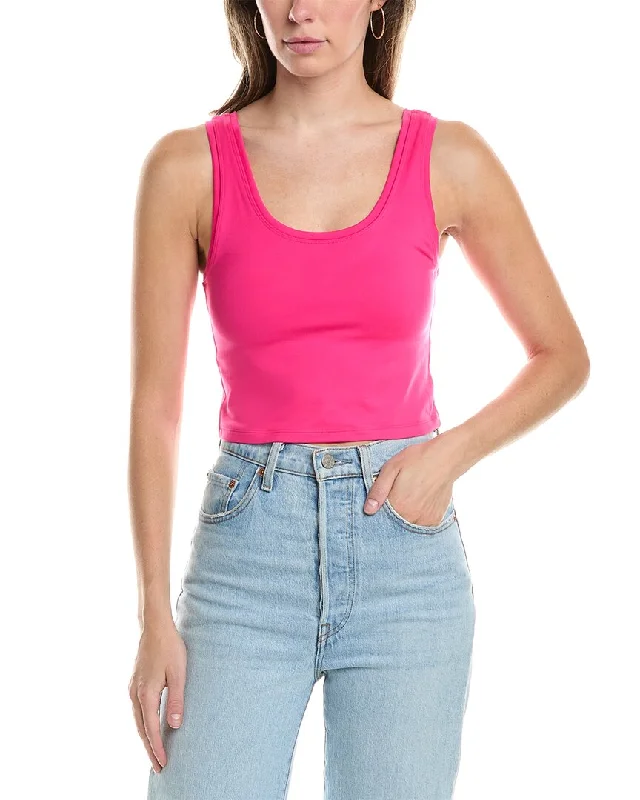 Terez TLC Printed Crop Top