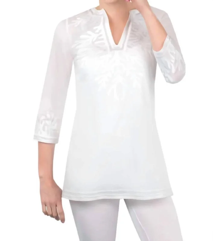 The Reef Tunic In White