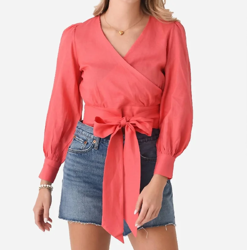 Tibit Blouse In Fuschia