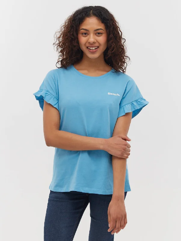 Velmina Ruffle Sleeve T-Shirt