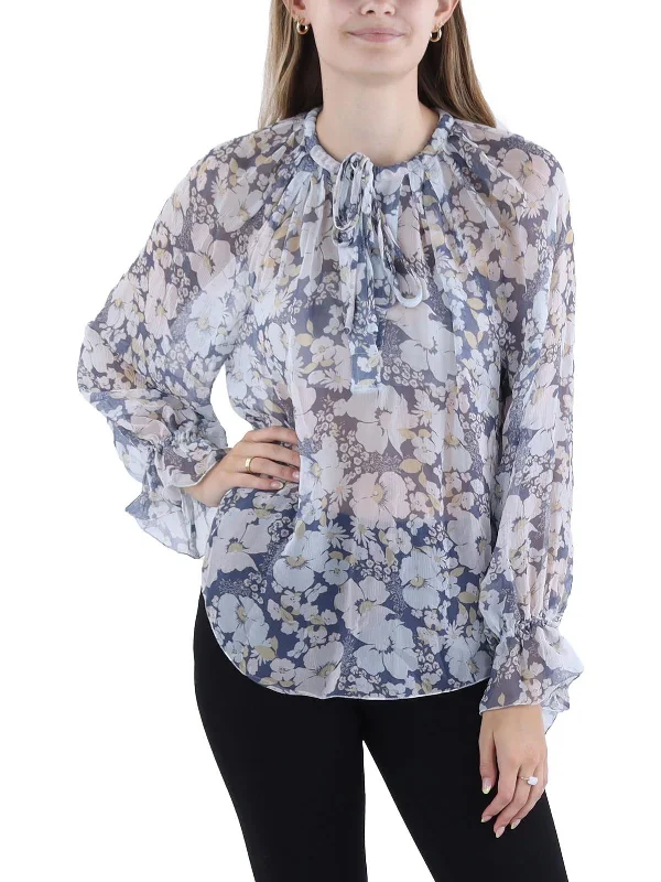 Womens Floral Print s Blouse