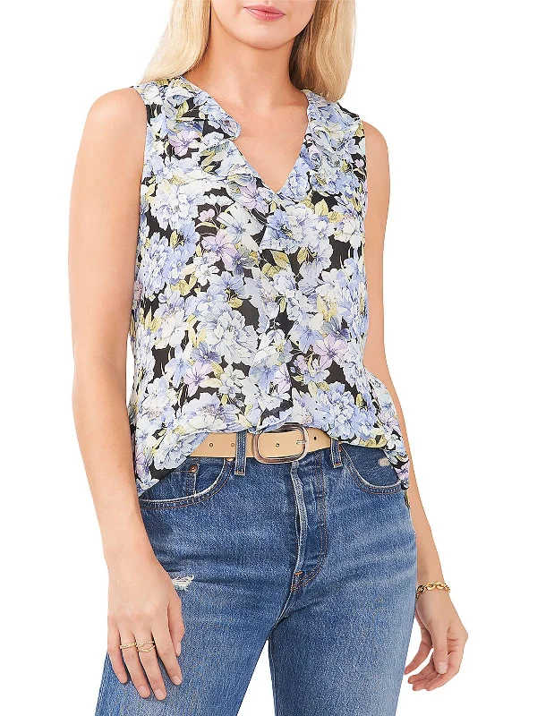 Womens Floral Top Shell