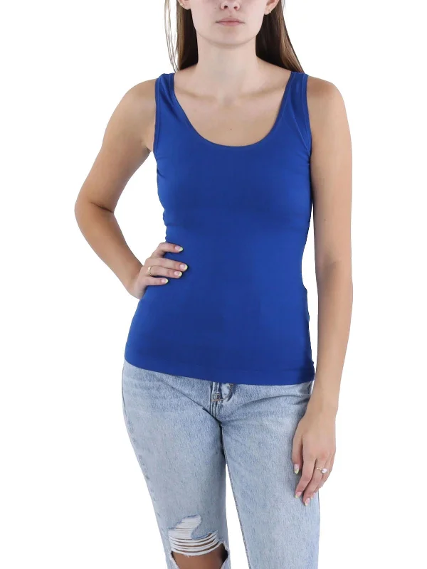 Womens Scoop Neck Sleeveless Shell