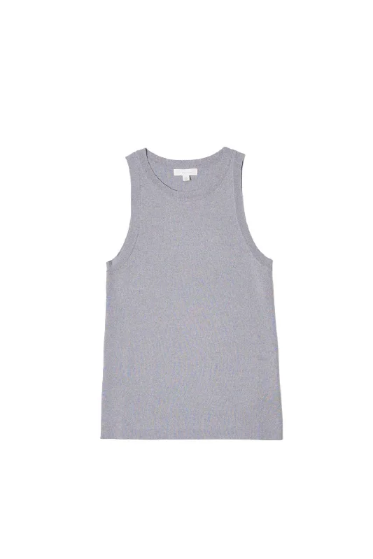 Women's Signy Top In Heather Grey