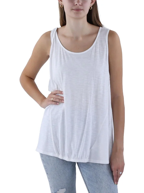 Womens Slub Sleeveless Tank Top