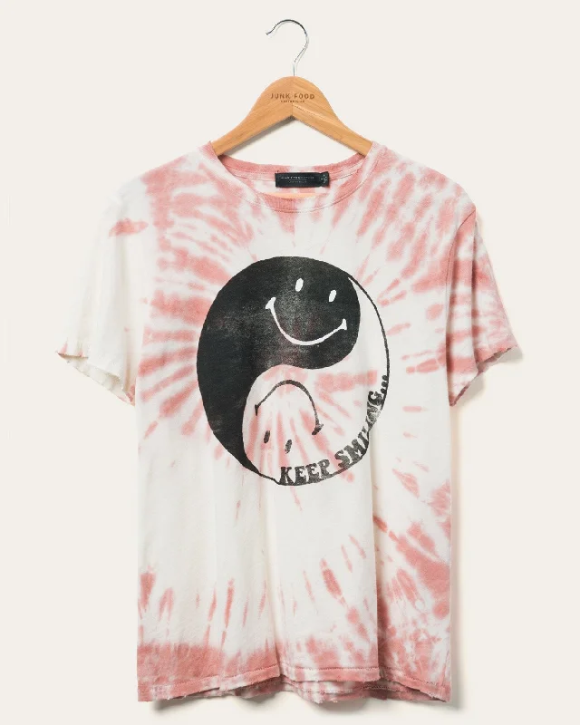 Women's Smiley Yin Yang Vintage Tee