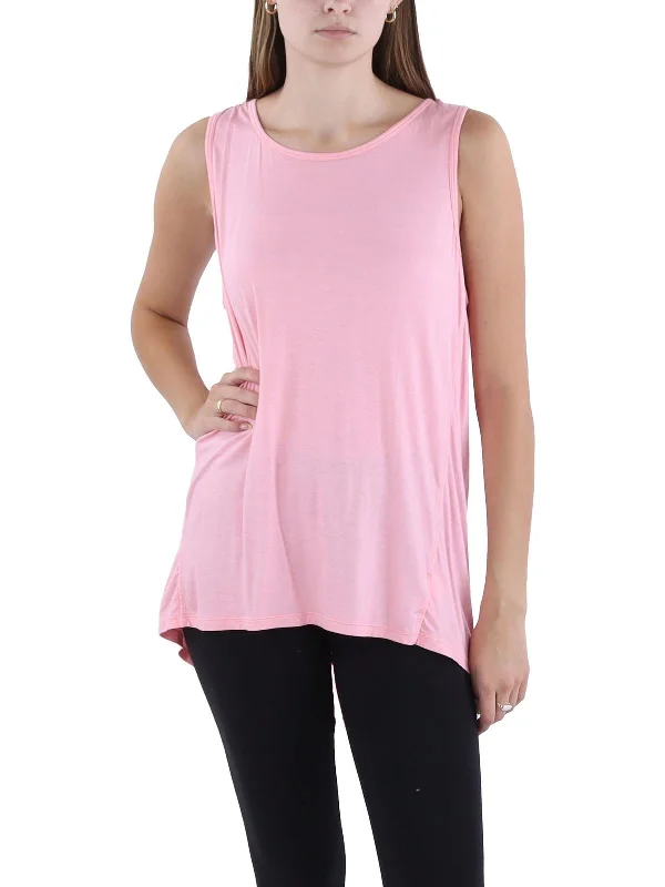 Womens Solid Stretch Tank Top