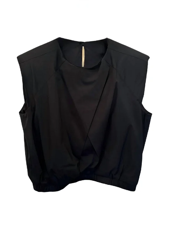 Women's Sydney Crop Top In Black