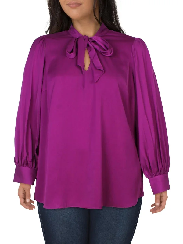 Womens Tie B Polyester Blouse