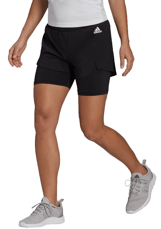 Adidas Womens Designed to Move 2-In-1 Sport Shorts <br> GL4033