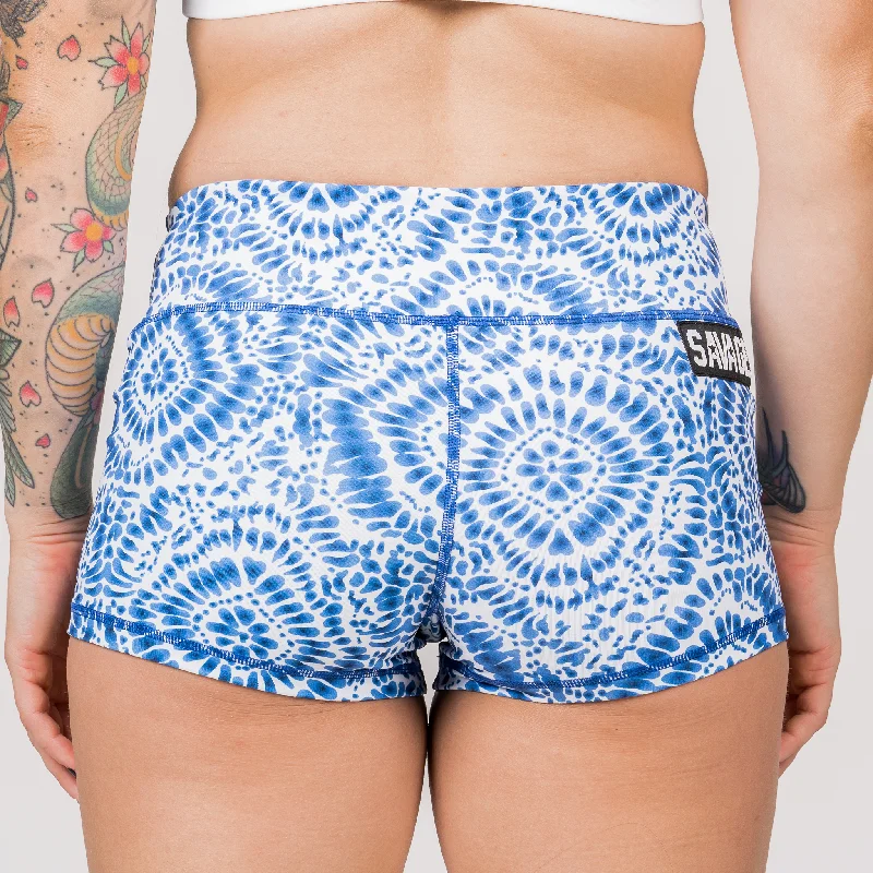 Booty Shorts - Hippie Blue