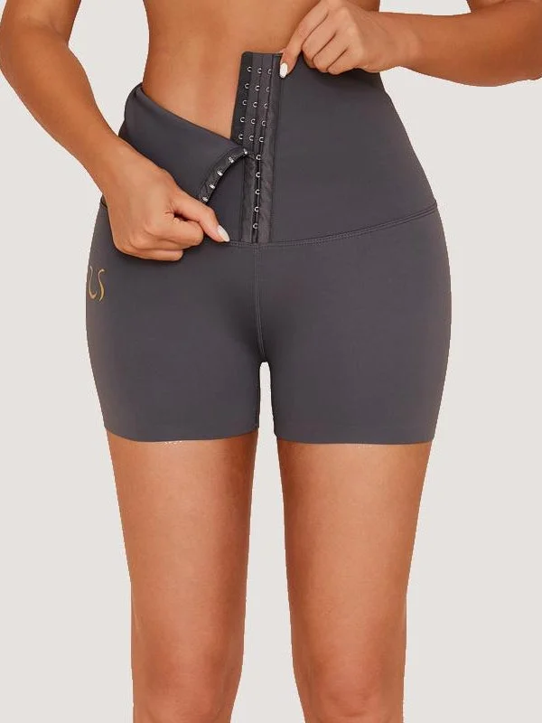 ZASUWA Female High Waist Corset Gym Booty Shorts