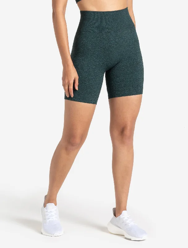 Core Seamless Shorts - Teal Marl