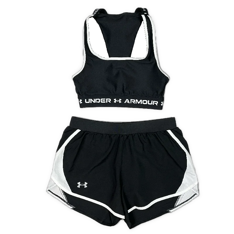 Under Armour Women's Sports Bra Fly Shorts Set - Black